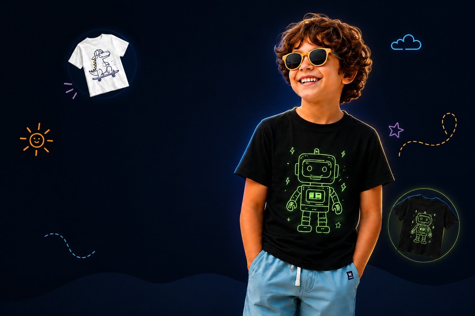 LumiWear interactive glow clothing