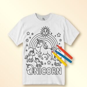 Rifda Colorme Washable Reusable Magica Unicorn Dream T-shirt
